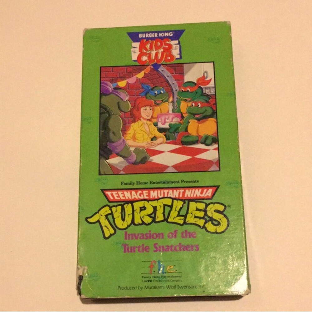 Teenage Mutant Ninja Turtles VHS